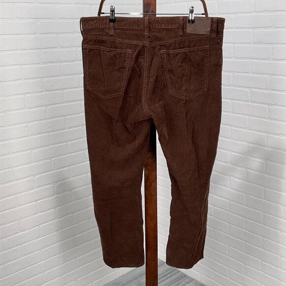 Polo Ralph Lauren Pants Mens 38Wx30L Act 27L‎ Brown Corduroy Cotton - Picture 5 of 13